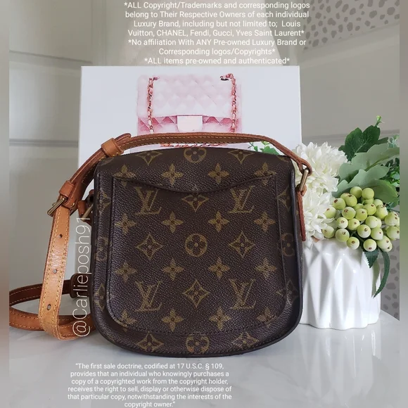 **SOLD** Authentic Pre-owned Vintage Louis Vuitton St Cloud Bag - Picture 4 of 14